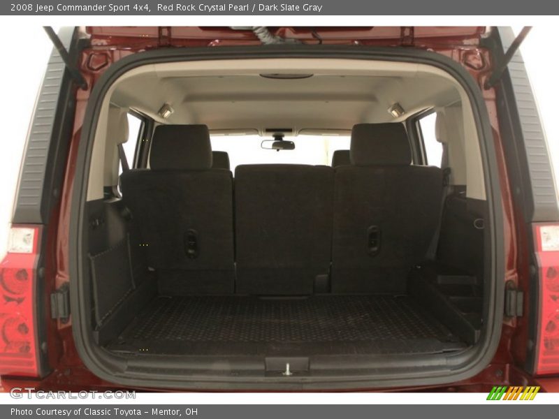 Red Rock Crystal Pearl / Dark Slate Gray 2008 Jeep Commander Sport 4x4