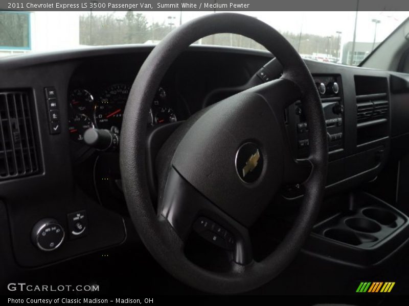 Summit White / Medium Pewter 2011 Chevrolet Express LS 3500 Passenger Van