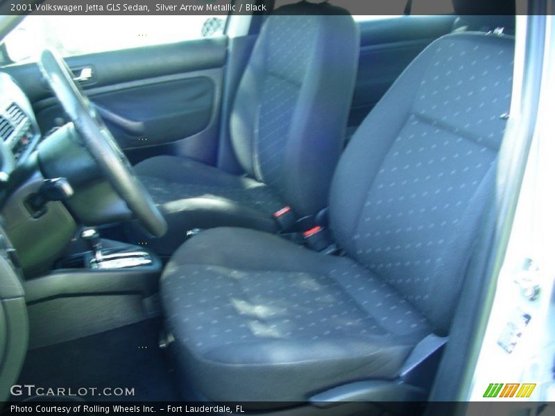 Silver Arrow Metallic / Black 2001 Volkswagen Jetta GLS Sedan