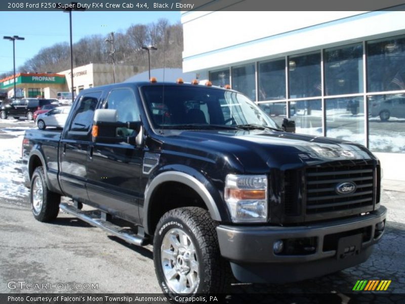 Black / Ebony 2008 Ford F250 Super Duty FX4 Crew Cab 4x4