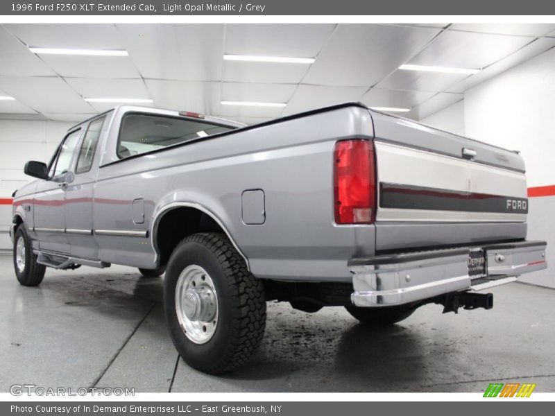 Light Opal Metallic / Grey 1996 Ford F250 XLT Extended Cab