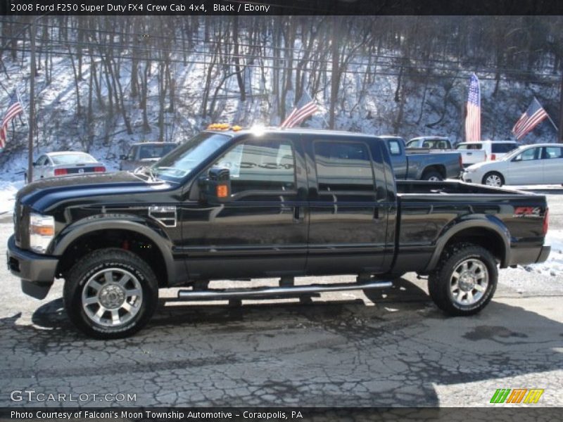 Black / Ebony 2008 Ford F250 Super Duty FX4 Crew Cab 4x4