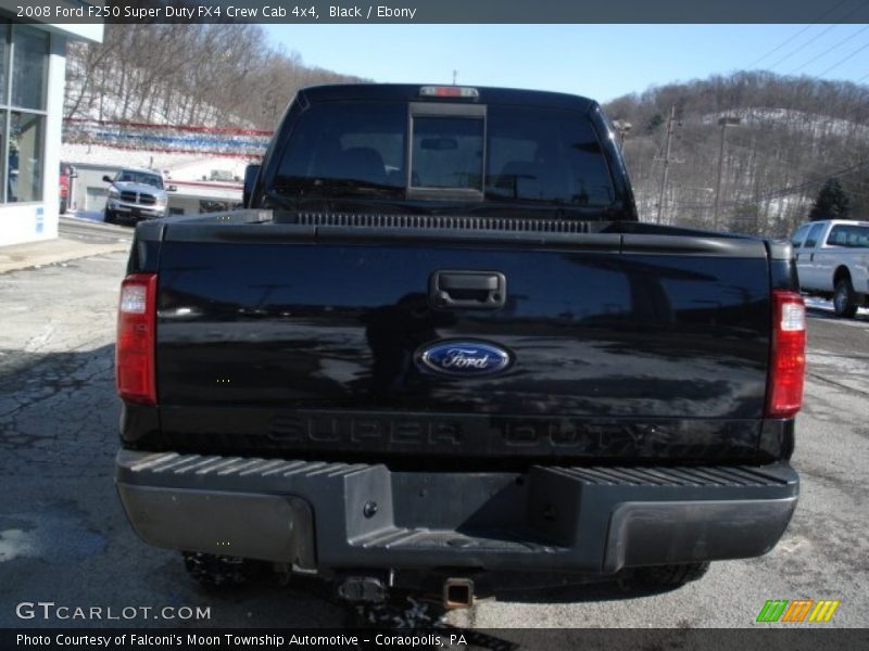 Black / Ebony 2008 Ford F250 Super Duty FX4 Crew Cab 4x4