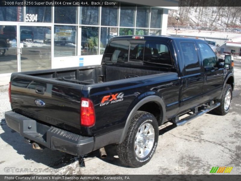 Black / Ebony 2008 Ford F250 Super Duty FX4 Crew Cab 4x4