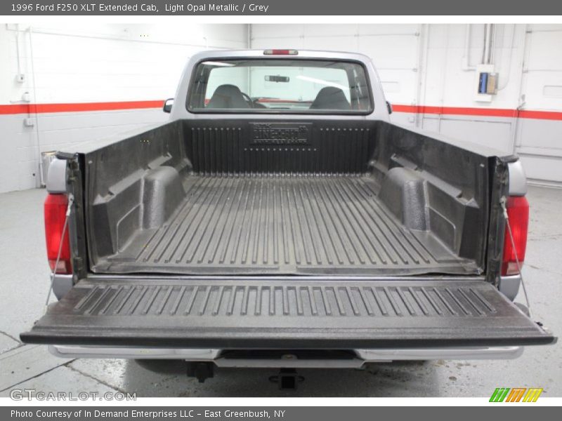 Light Opal Metallic / Grey 1996 Ford F250 XLT Extended Cab