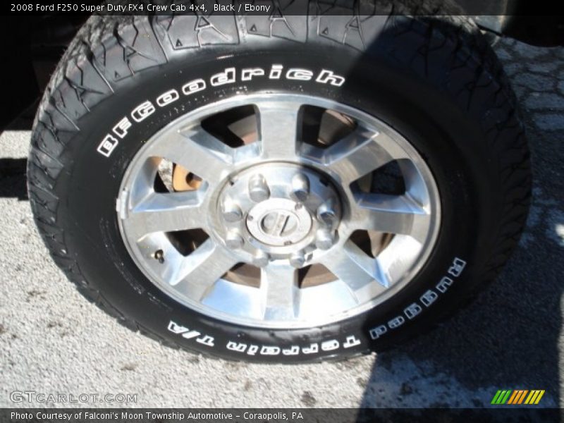 Black / Ebony 2008 Ford F250 Super Duty FX4 Crew Cab 4x4