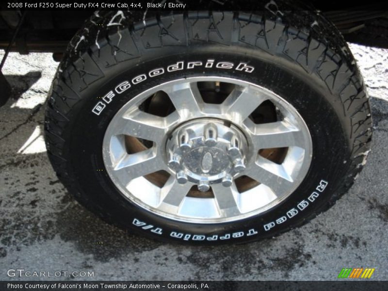Black / Ebony 2008 Ford F250 Super Duty FX4 Crew Cab 4x4