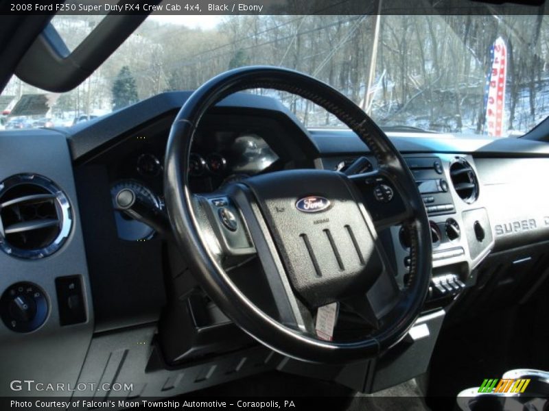 Black / Ebony 2008 Ford F250 Super Duty FX4 Crew Cab 4x4