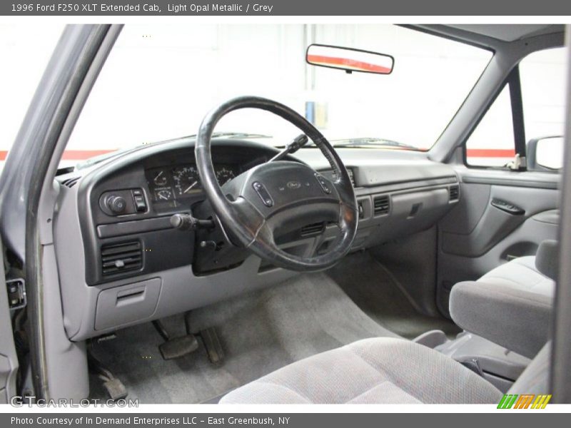  1996 F250 XLT Extended Cab Grey Interior