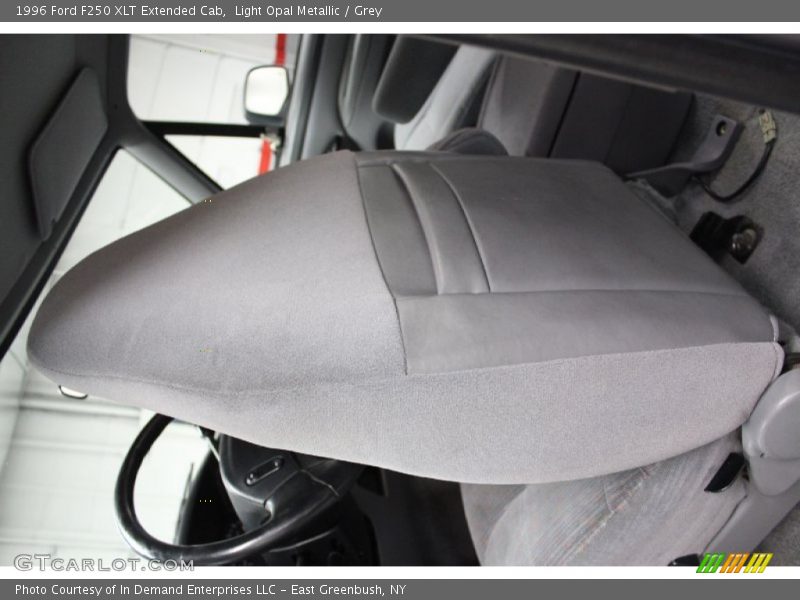 Light Opal Metallic / Grey 1996 Ford F250 XLT Extended Cab