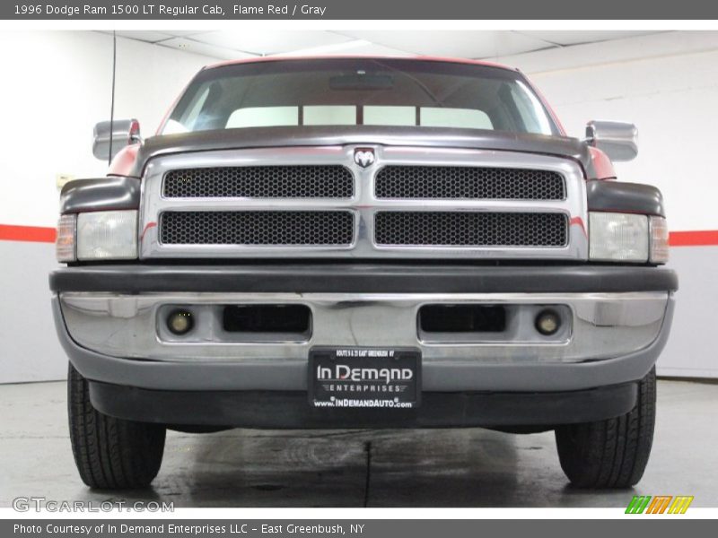 Flame Red / Gray 1996 Dodge Ram 1500 LT Regular Cab