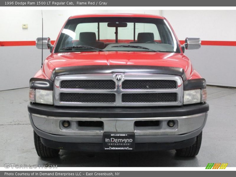 Flame Red / Gray 1996 Dodge Ram 1500 LT Regular Cab