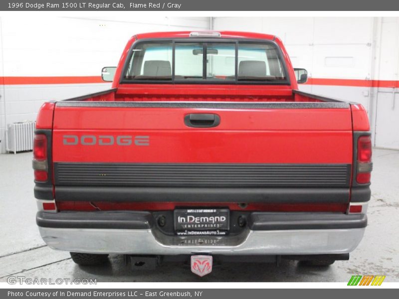 Flame Red / Gray 1996 Dodge Ram 1500 LT Regular Cab