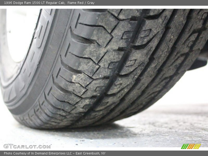 Flame Red / Gray 1996 Dodge Ram 1500 LT Regular Cab