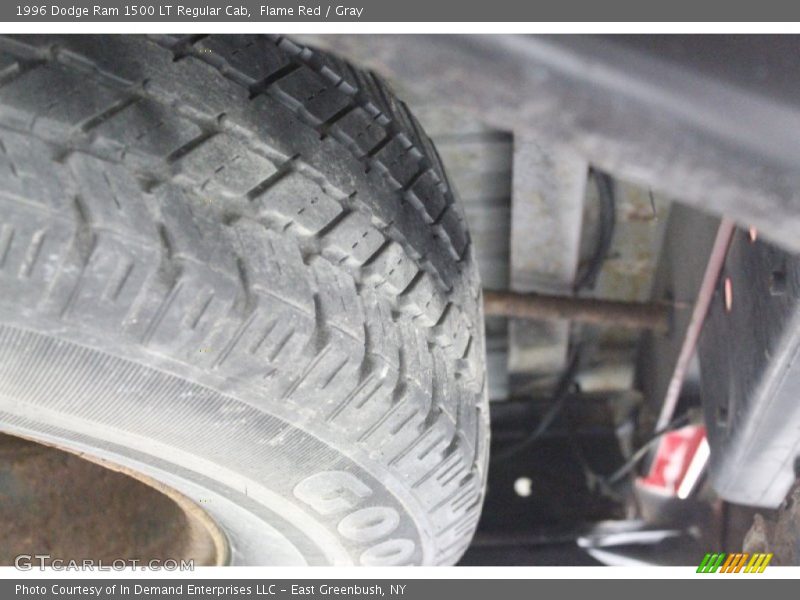 Flame Red / Gray 1996 Dodge Ram 1500 LT Regular Cab
