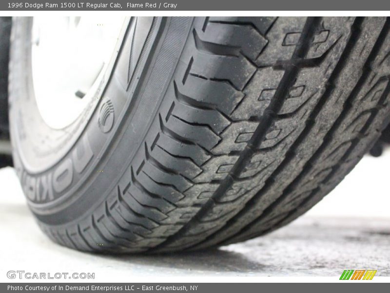 Flame Red / Gray 1996 Dodge Ram 1500 LT Regular Cab