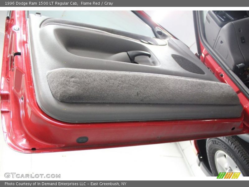 Flame Red / Gray 1996 Dodge Ram 1500 LT Regular Cab