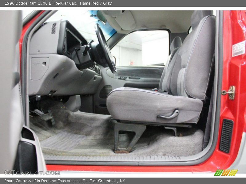 Flame Red / Gray 1996 Dodge Ram 1500 LT Regular Cab