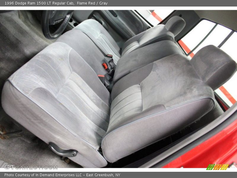 Flame Red / Gray 1996 Dodge Ram 1500 LT Regular Cab