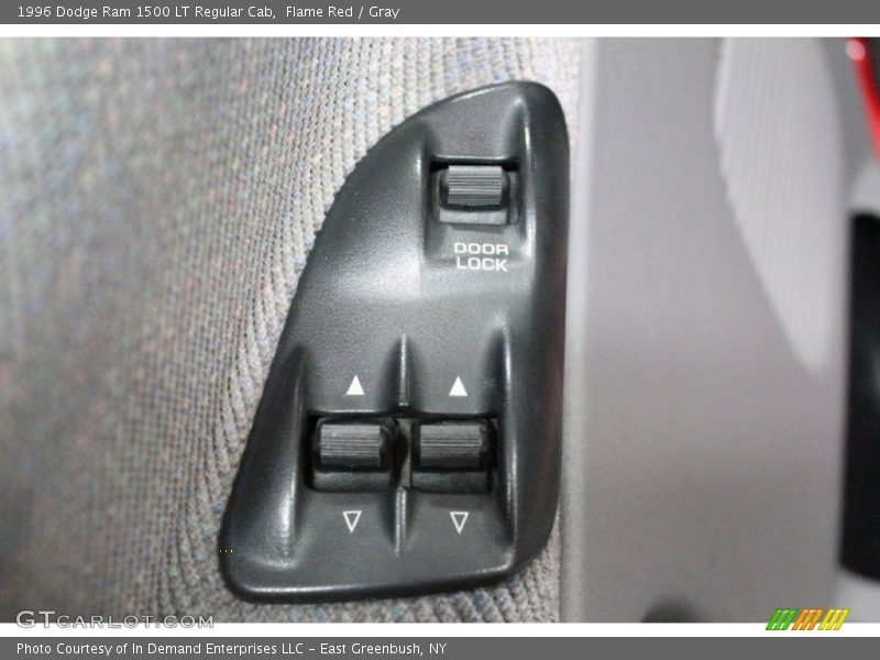 Flame Red / Gray 1996 Dodge Ram 1500 LT Regular Cab