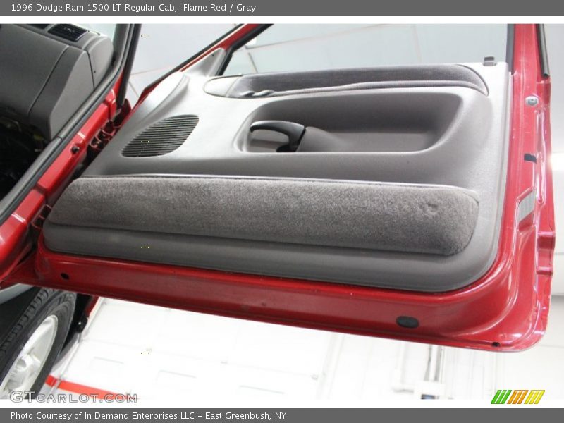 Flame Red / Gray 1996 Dodge Ram 1500 LT Regular Cab