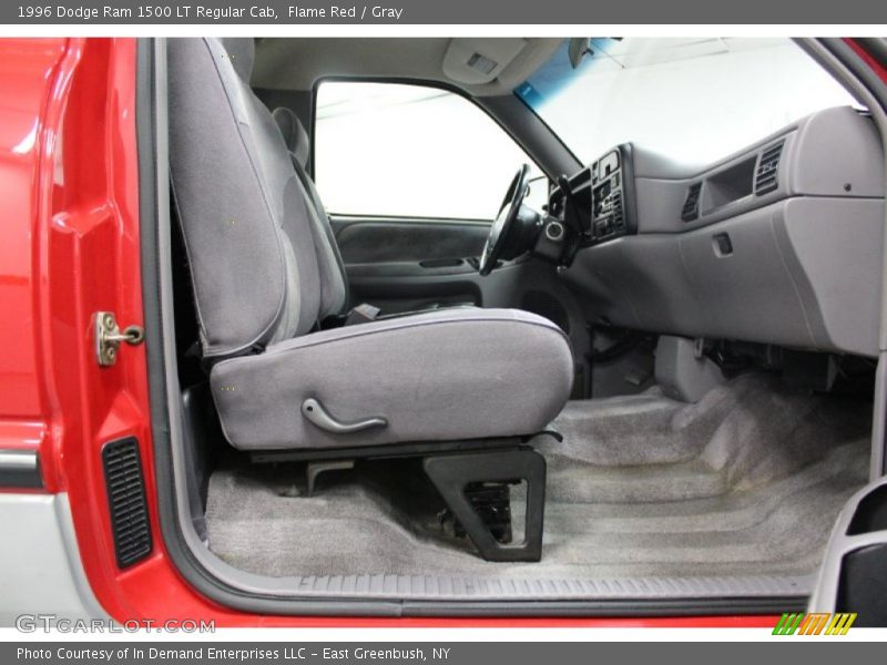 Flame Red / Gray 1996 Dodge Ram 1500 LT Regular Cab