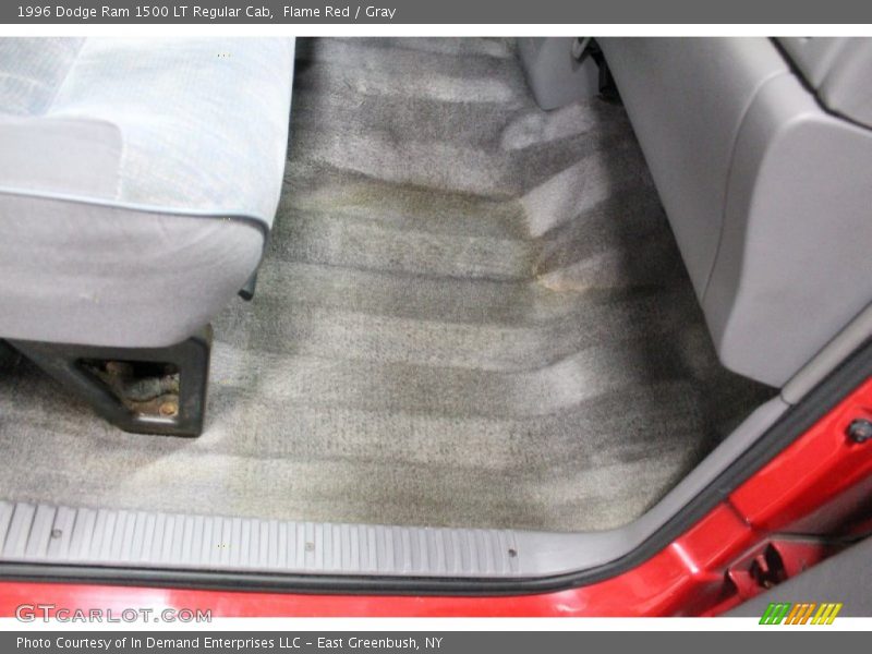Flame Red / Gray 1996 Dodge Ram 1500 LT Regular Cab