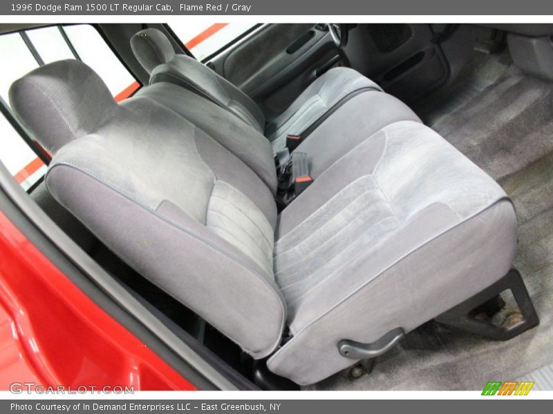 Flame Red / Gray 1996 Dodge Ram 1500 LT Regular Cab