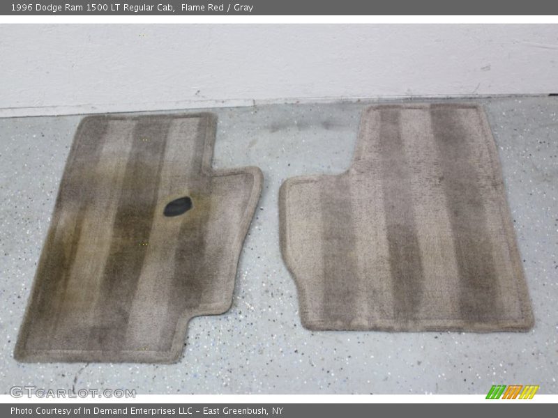 Flame Red / Gray 1996 Dodge Ram 1500 LT Regular Cab