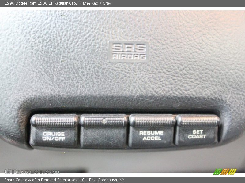 Flame Red / Gray 1996 Dodge Ram 1500 LT Regular Cab
