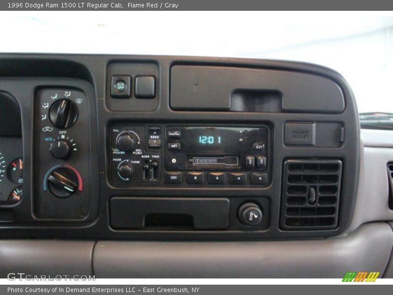 Flame Red / Gray 1996 Dodge Ram 1500 LT Regular Cab