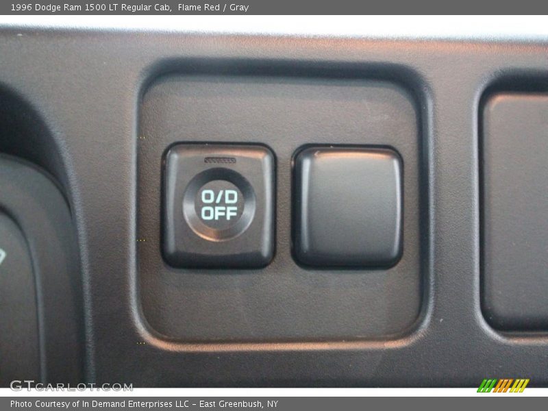 Flame Red / Gray 1996 Dodge Ram 1500 LT Regular Cab