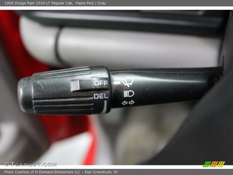 Flame Red / Gray 1996 Dodge Ram 1500 LT Regular Cab