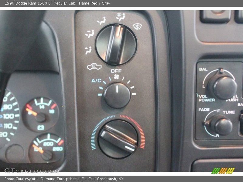 Controls of 1996 Ram 1500 LT Regular Cab