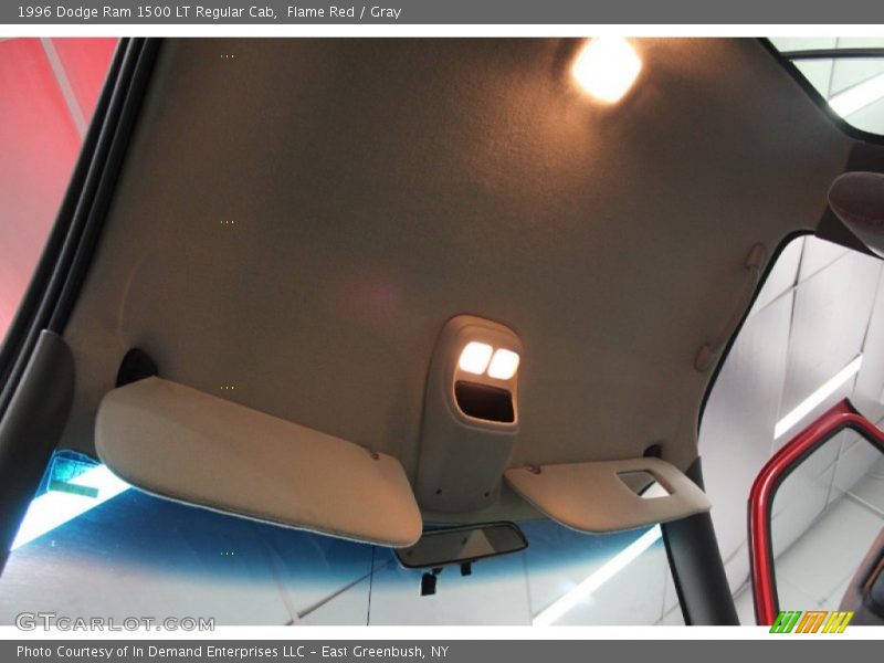 Flame Red / Gray 1996 Dodge Ram 1500 LT Regular Cab