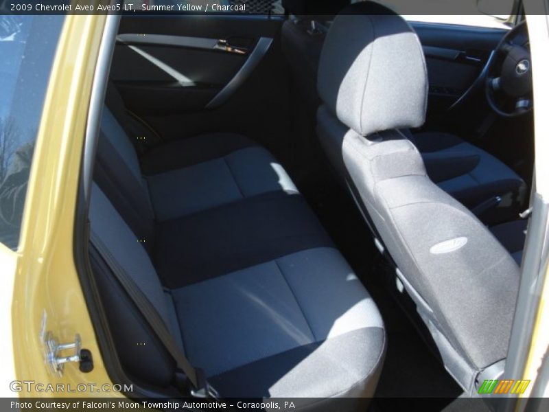 Summer Yellow / Charcoal 2009 Chevrolet Aveo Aveo5 LT
