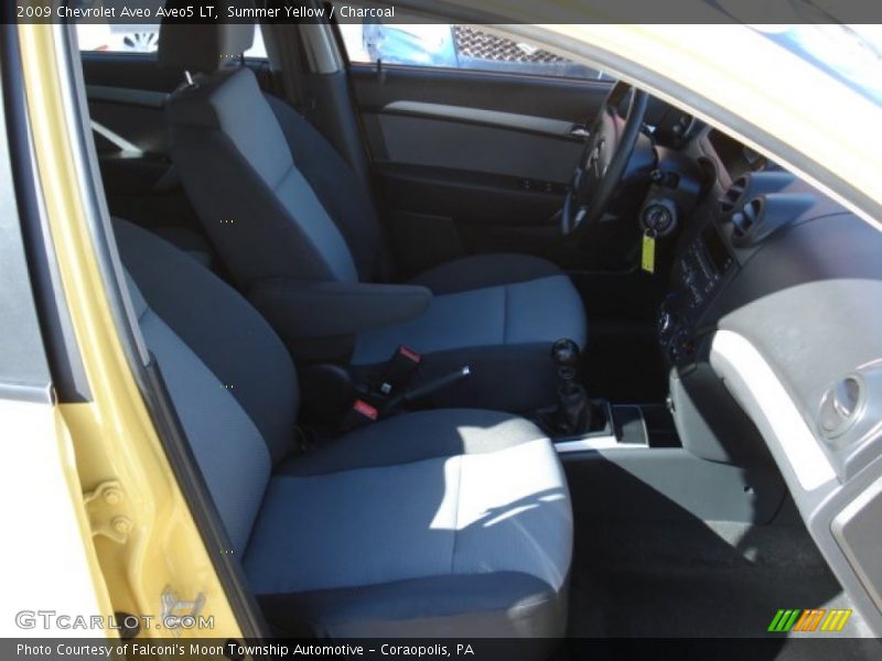 Summer Yellow / Charcoal 2009 Chevrolet Aveo Aveo5 LT