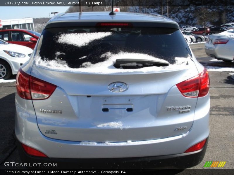 Aurora Blue / Taupe 2012 Hyundai Tucson Limited AWD