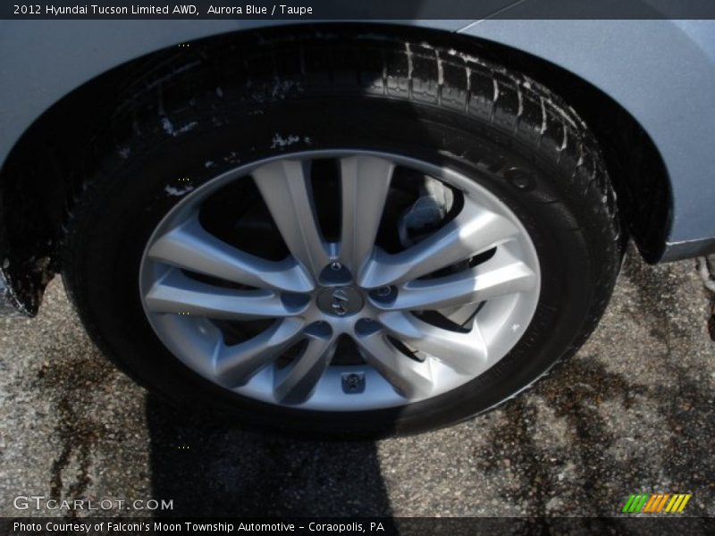 Aurora Blue / Taupe 2012 Hyundai Tucson Limited AWD