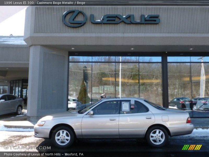 Cashmere Beige Metallic / Beige 1996 Lexus ES 300