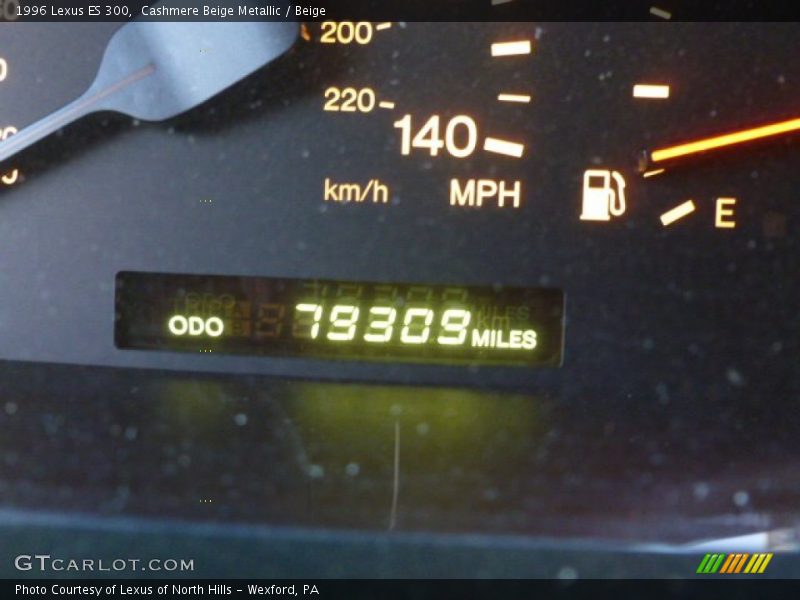 Cashmere Beige Metallic / Beige 1996 Lexus ES 300