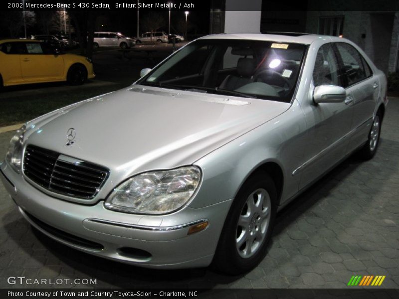 Brilliant Silver Metallic / Ash 2002 Mercedes-Benz S 430 Sedan
