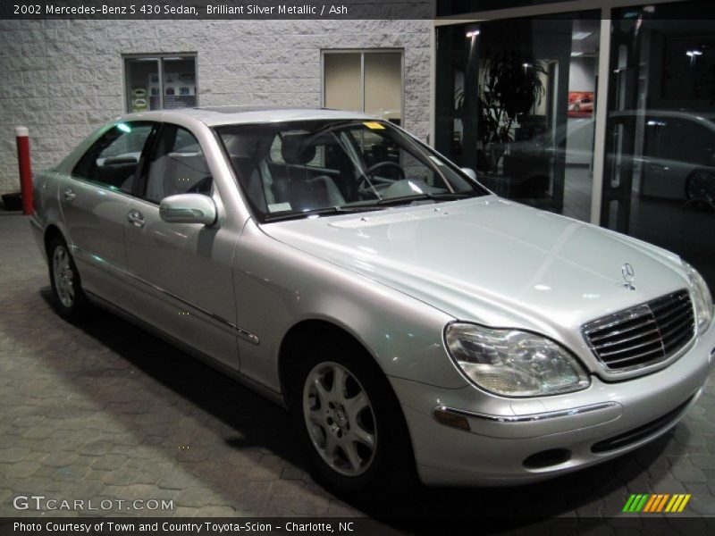 Brilliant Silver Metallic / Ash 2002 Mercedes-Benz S 430 Sedan