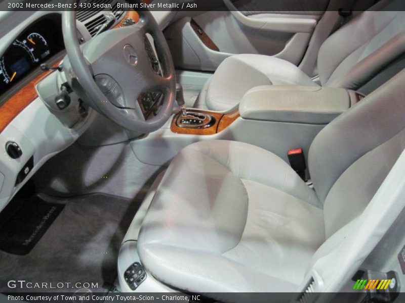 Brilliant Silver Metallic / Ash 2002 Mercedes-Benz S 430 Sedan