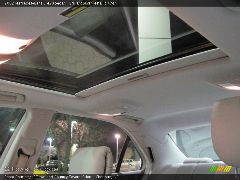 Brilliant Silver Metallic / Ash 2002 Mercedes-Benz S 430 Sedan