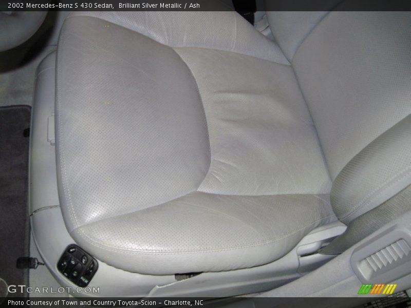 Brilliant Silver Metallic / Ash 2002 Mercedes-Benz S 430 Sedan