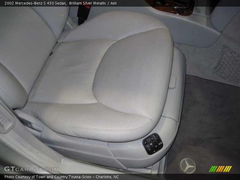 Brilliant Silver Metallic / Ash 2002 Mercedes-Benz S 430 Sedan