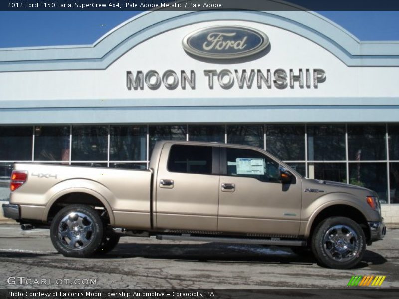 Pale Adobe Metallic / Pale Adobe 2012 Ford F150 Lariat SuperCrew 4x4