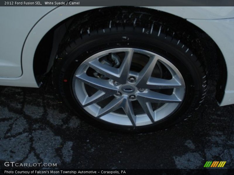 White Suede / Camel 2012 Ford Fusion SEL
