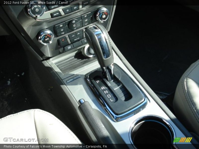 White Suede / Camel 2012 Ford Fusion SEL